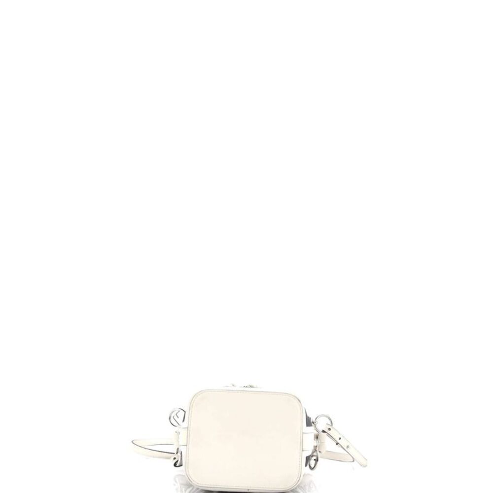 Fendi Woven Handle Mon Tresor Bucket Bag Zucca Embroidered Canvas Mini - Picture 4 of 7